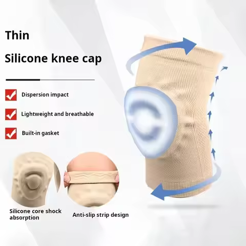 1Pcs Silicone Knee Pads Fitness Dance Skating Sport sknee Pads Basketball Cycling Roller Skating Sil