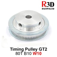GT2 TIming Pulley 80 Teeth Bore 10mm Belt 10mm