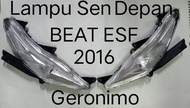 LAMPU SEN DEPAN MOTOR  BEAT ESP 2016 / BEAT POP 2015  MERK GERONIMO