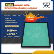 HATARI แผ่นกรองอากาศ HEPA Carbon 2.5 PM รุ่น RAP-1201 สำหรับเครื่องที่ใช้ขนาด 36 * 38 * 3 ซม.