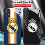 TS-6 Real Madrid HD Glass Casing for Samsung A52 A13 A33 A32 A72 A23 A53 A73 A52S A26 A56 A16 A06