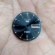 PLAT | DIAL JAM SEIKO 5 AUTOMATIC 7009 7S26 HITAM BLOCK BAMBU GRADE B