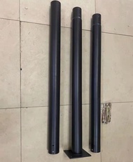 เสาไฟโซล่าเซลล์ UFO เสาไฟเหล็ก UFO เสาไฟ 2นิ้ว 3นิ้ว สูง2.4M 3M 4M เสาไฟแบบโค้ง เสาอย่าวเดียว ไม่รวม