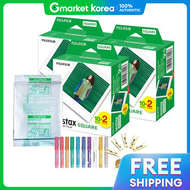 Fujifilm | Instax Square Film 7-Pack (70 Sheets) + 2 Types of Gifts. Sq1 Sq6 Sq10 Sq20 Sq40 Share Sp