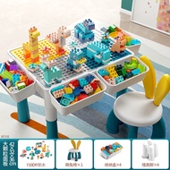 Children's Building Block Table Multifunctional Building Block Table Study Table Compatible Large Pa