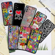 Phone Case Soft Casing OPPO F21 Pro 5G A96 A75 A75S X942 Keith Haring