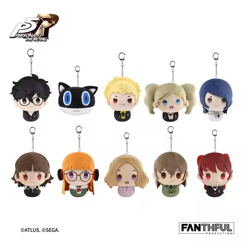 Genuine Co-Branded Persona 5 Royal Peripheral Character Plush Key Chain Peripheral Backpack Decorati