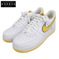 Nike Air Force 1 Low Retro QS Varsity Maize and Purple 男鞋，白色，尺寸 27.5cm，FZ1151-100（二手）