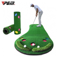 PGM 300Cm*90Cm Golf Mat Golf Putting Green Indoor Practice Portable Putting Trainer Hitting Mat Golf