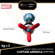 VANZO Marvel Series Car Vent Perfume - Captain America (4g x 2)