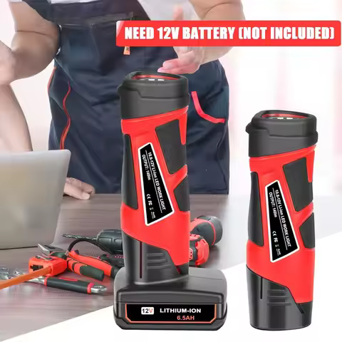 3W handheld flashlight illumination lamp for Milwaukee 10.8V-12V lithium battery 48-11-2401 Flashlig