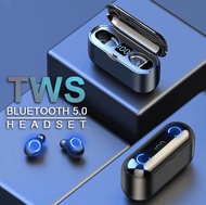 Headset Bluetooth LED Digital F9 TWS 5.0 Wireless Earbuds F9-8 F9 Mini