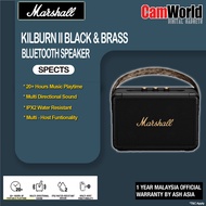 Marshall KILBURN II Black &amp; Brass Bluetooth Speaker