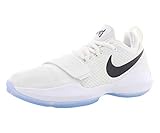 Nike Pg1 Basketball Boy's Shoes Size 4 White/Black