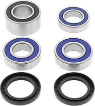 All Balls Racing Wheel Bearing Kit compatible with/replacement for Rear Honda Cbr929Rr 00-01, Cbr954