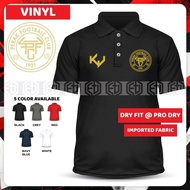 Baju Polo Jersey Kolar PERAK FC | MICROFIBER | Jersi T Shirt Unisex Sports T-Shirt Tee Shirts Pakaia