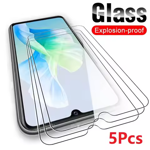5Pcs Tempered Glass For Vivo Y22 Y22S Y27 Y30 Y31 Y32 Y33 Y31s Y33s Y50 Y51 Y56 Y70 Y100 Y35 Y36 4G 
