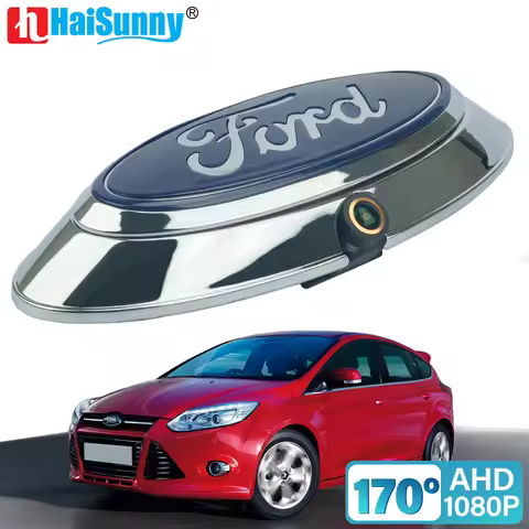 HaiSunny For Ford Edge Explorer Ranger T6 T7 T8 XLT F350 F250 F150 Pickup Logo AHD 1080P Backup Reve