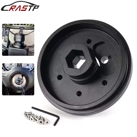 RASTP-175H Aluminum 6-Bolt Racing Steering Wheel Hub Adapter Kit For Ford Mustang Focus Fiesta Mazda