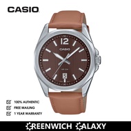 Casio Leather Dress Watch (MTP-E725L-5A)