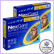 Nexgard Spectra for Small Dogs 3.6 to 7.5 Kg (Yellow) 6 Chews