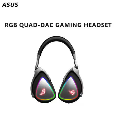 For ASUS RGB QUAD-DAC GAMING HEADSET 7.1 Channel USB Over-Ear Headphones PC PS4 PS5 Xbox One Noise C