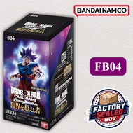 Dragon Ball FB04 Super Card Game Fusion World Booster BOX 24pk Ages 9+ (Factory Sealed BOX) BANDAI