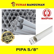 Pipa PVC Pipa Listrik 5/8" inch Putih MASPION perBatang 4Meter MURAH