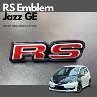 RS front grill emblem Honda Jazz GE (2009 - 2013)