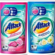 Attack Plus 800mL Liquid Detergent Pouch Softener - Liquid Detergent