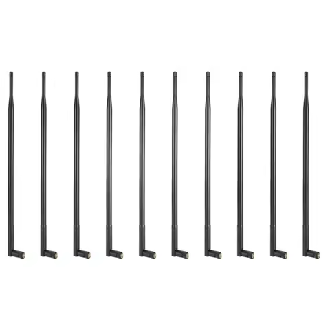 10X 12DBI Wifi Antenna, 2.4G/5G Dual Band High Gain Long Range Wifi Antenna With RP‑SMA Connector Fo