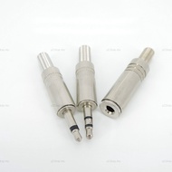 1/5psc 3.5mm mono/Stereo 2 3 pole Metal Male female Jack Plug Solder audio socket adapter socket for