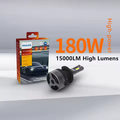 Philips Ultinon Rally 3590 H1 H4 H7 Car LED Headlight H8 H11 H16 HB3 HB4 HIR2 180W 15000LM High Powe