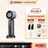 Amgras MetaHeld Fan Max portable handheld fan cooling ultra-high speed turbo fan 100-speed adjustmen