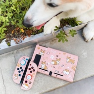 小短足 の 柯基犬 / SWITCH 保護殼 - 珊瑚粉