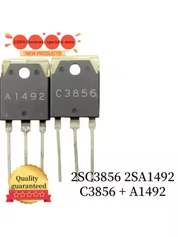 2-6-10pcs/lot=1-3-5pair 2SC3856 2SA1492 C3856 + A1492 TO-247 180V 15A Audio amplifier tube TRANSISTO