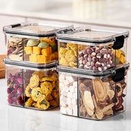[48H Shipping] Thickened square four-compartment tea leaf storage jar, moisture-proof, for Chinese h