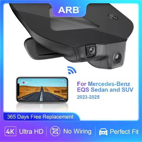 Vehicle DVR Camera for Mercedes EQS Sedan 2023 2024 2025, for Benz EQS SUV 2023 2024 2025, ARB 4K 21