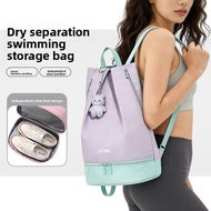 Swimming bags with dry and wet separation, waterproof sports and fitness bags, independent shoe comp