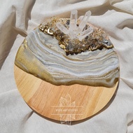 BYFE GEODE WALL ART PAINTING 3D HOME WALL DECORATION DISPLAY DECORATION