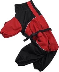 Dog Raincoat Waterproof Dog Coat Jacket Dog Raincoats with Legs Small with Hood 4 Legged Large Breed