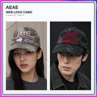【ML】AEAE Web Logo Camo 5 Pannel Cotton Cap Unisex