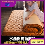 Flannel mattresses thickened tatami Thicker Matress Tilam Single Queen /King Size Lamb Cashmere Mattress Bed Soild Topper Protector Bedding