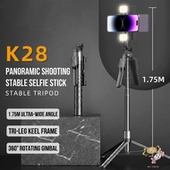 Bluetooth Selfie Sticks K28 - Handheld Stabilizer Tripod for Live Broadcast