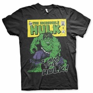 I Am The Hulk Comic Poster Marvel Comics Black Men Tshirt