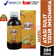 MDS Madu Deep Sleep Original 280gr BPOM - Obat Insomnia Madu Deep - Obat Susah Tidur Herbal - Obat S