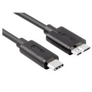 Genuine Unitek Y-C475BK 10Gbit/s USB 3.0 Micro B Int USB 3.1 Type C To USB 3.0 Micro B Int Cable 1M 