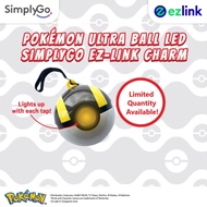 Limited Edition - 3D Pokemon Master Ultra Ball Snorlax Pikachu LED EZ Link Card / Charm / Keyring