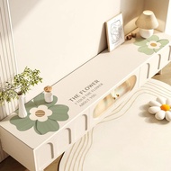 Tv Cabinet Table Mat Long Tablecloth Waterproof PVC Entrance Shoe Cabinet Dining Side Counter Protective Mat