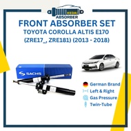 SACHS Shock Absorber Front Set TOYOTA COROLLA ALTIS E170 (ZRE17_/181) (2013 - 2018) | 316 722_723
